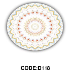 تصویر پادری فرشینه گرد سایز ۶۰ در ۶۰ 