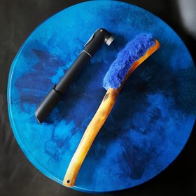 تصویر شمنیک درام پوست طبیعی مدل کوک بادی آبی 