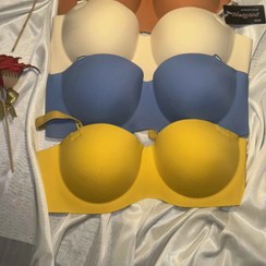 تصویر سوتین اسفنجی نیم جک طرح دکلته سایز ۷۰ و ۸۰ 