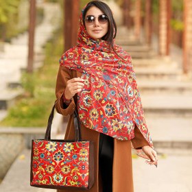 تصویر ست کیف و شال زنانه بهار کد 04 Bahar Women Bag and Shawl Set Code 04