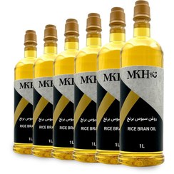 تصویر پک ۶ عددی روغن سبوس برنج یک لیتری - همان روز تهران با پیک + ۲ تا ۴ روز سایر شهر ها با پست - شش لیتر 
