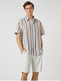 تصویر پیراهن آستین کوتاه مردانه کوتون ا koton | 3SAM60014HW 4757435 koton | 3SAM60014HW 4757435
