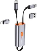 تصویر کابل چند کاره 60 واتی یوسماز مدل Usams SJ560 USAMS 4 in 1 Multifunctional 60W PD Storge Cable US SJ560