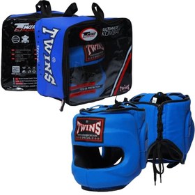 تصویر کلاه بوکس چرم Twins 