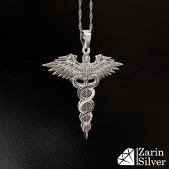 تصویر گردنبند نماد پزشکی مار کادوسه 