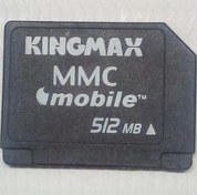 تصویر کارت حافظه مموری نوکیا MEMORY CARD NOKIA 512 MB فابریک روکاری KING MAX 