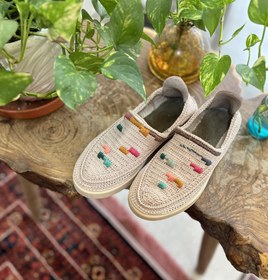 تصویر گیوه طرح پالت رنگ 