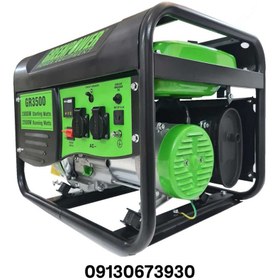 تصویر موتور برق بنزینی هندلی 2.5 کیلو وات گرین پاور مدل GR3500 GreenPower GR3500 2.5 Kw Gasoline Generator