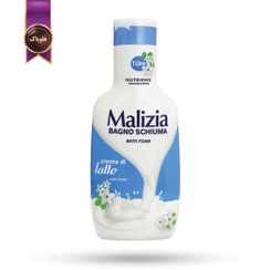 تصویر شامپو بدن مالیزیا Malizia مدل خامه شیر milk cream حجم 1000 میلی لیتر (اورجینال) 