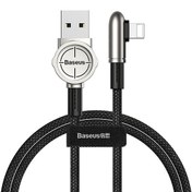 تصویر کابل کنفی آیفونی Baseus Exciting CALCJ-A Baseus Exciting CALCJ-A01 1m Lightning Cable