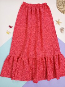 تصویر دامن کرپ پفکی (کد 1464) 