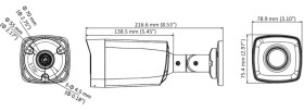 تصویر دوربین بولت 2 مگاپیکسل هایک ویژن مدل DS-2CE17D0T-IT3F Hikvision DS-2CE17D0T-IT3F 2MP Turbo HD Fixed Bullet Camera