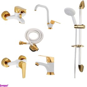 تصویر ست شیرآلات ترنم مدل دیانا کد ST2 مجموعه 6 عددی 