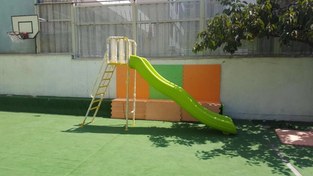تصویر سرسره پارکی ارتفاع 135 