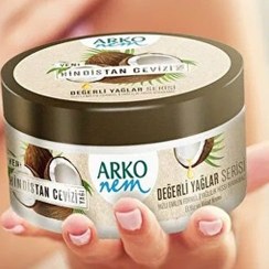 تصویر کرم مرطوب کننده و مغذی دست و بدن آرکو نم حاوی روغن نارگیل ARKO NEM COCONUT OIL HAND, FACE AND BODY CREAM