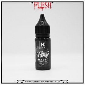 تصویر رنگ مشکی بلک مجیک Black magic intensive 15ml 