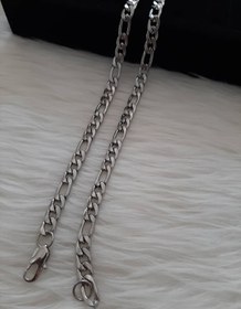 تصویر زنجیر مردانه استیل ۶۰ سانتیمتر 