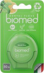تصویر نخ دندان گیاهی 3 در 1 بایومد biomed dental floss فناوری (Riser Expanding) 