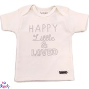 تصویر بلوز آستین کوتاه سفید کوکالو 