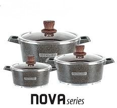 تصویر سرویس قابلمه 6 پارچه زیو مدل Z-8400-22 Set of 6 Zio pots, model 8350.26