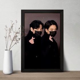 تصویر تابلو تهیونگ و جونگ کوک ویکوک گروه بی تی اس BTS 