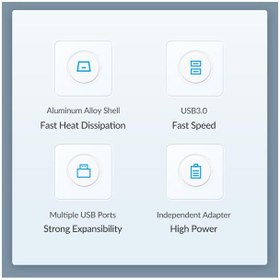 تصویر هاب 5 پورت USB3.2/SD/TF اوریکو مدل M3UT3 