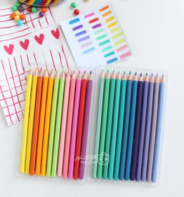 تصویر مدادرنگی پاستلی 