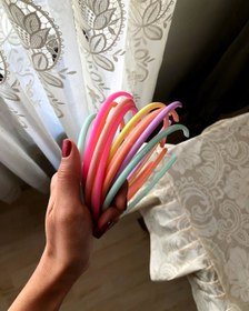 تصویر تل ساده رنگی - بنفش 