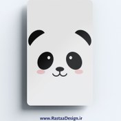 تصویر استیکر کارت بانکی مدل پاندا - رستا دیزاین 