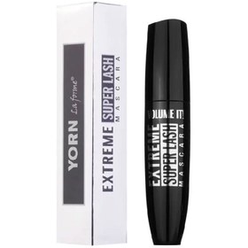 تصویر ریمل حجم دهنده یورن سوپرلش YORN EXTREME SUPER LASH MASCARA