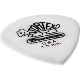 تصویر پیک گیتار DUNLOP TORTEX WHITE JAZZ III PICK 1.5mm 