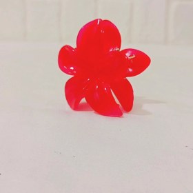 تصویر کلیپس گل پلومریا - قرمز 