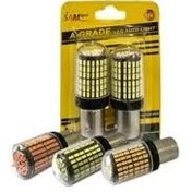 تصویر لامپ فندقی لنزو ۱۴۴SMD رنگ سفید یخی بسته ۲ عددی 