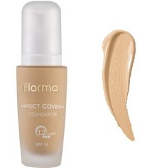 تصویر کرم پودر پرفکت کاوریج رنگ 103- بژ کرم فلورمار Flormar Perfect Cover Foundation