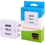 تصویر تبدیل VGA TO AV رویال Royal RC-1003 