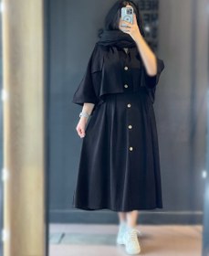 تصویر ست کت و سارافون زنانه مدل هلند کد 85876 