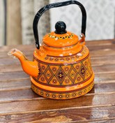 تصویر کتری لعابی طرح دار 2.5 لیتری 