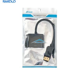 تصویر کابل تبدیل Display TO HDMI دی تک (DTECH) 