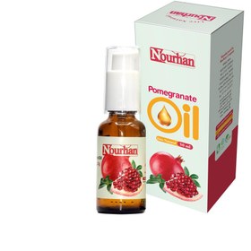 تصویر روغن پوست هسته انار 30میل نورهان Nourhan Face Pomegranate Seed Oil 30ml