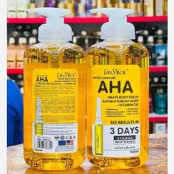 تصویر سرم روشن کننده لنسیاد AHA حجم ۵۰۰ میلی لیتر 