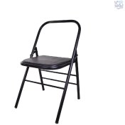 تصویر صندلی یوگا با نشیمن چرم 