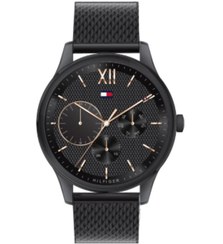 تصویر ساعت مچی کرنوگراف فلزی مردانه 1791420 برند Tommy Hilfiger Men's Metal Chronograph Wrist Watch 1791420