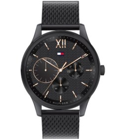 تصویر ساعت مچی کرنوگراف فلزی مردانه 1791420 برند Tommy Hilfiger Men's Metal Chronograph Wrist Watch 1791420