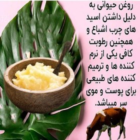 تصویر روغن حیوانی گاوی اعلا نیم کیلویی عطر عالی 