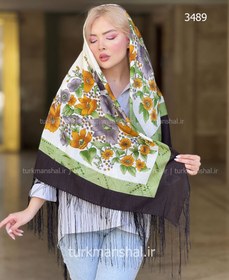 تصویر روسری سنتی نخ ترک 