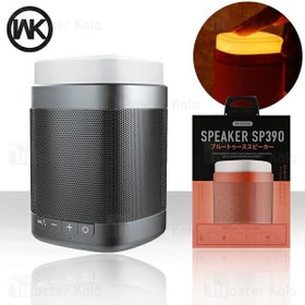 تصویر اسپیکر بلوتوث و چراغ خواب دبلیو کی WK SP390 Fuly Bluetooth speaker 