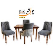 تصویر میز ناهار خوری مدل خراطی 