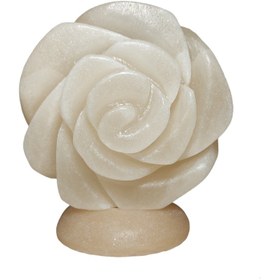 تصویر آباژور سنگ نمک مدل گل برجسته کد 03 نارنجی مدل 508131 