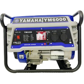 تصویر موتور برق یاماها بنزینی 3.1 کیلو وات مدل YM6000 Gasoline generator yamaha ym6000