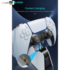 تصویر پایه شارژر دسته بازی پلی استیشن 5 کوتتسی مدل 95023 Coteetci 95023 Playstation 5 Charger